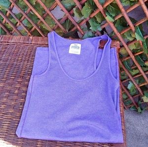 Pink VS Tank Top Purple Cami Ribbed Small